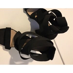 Black high heels